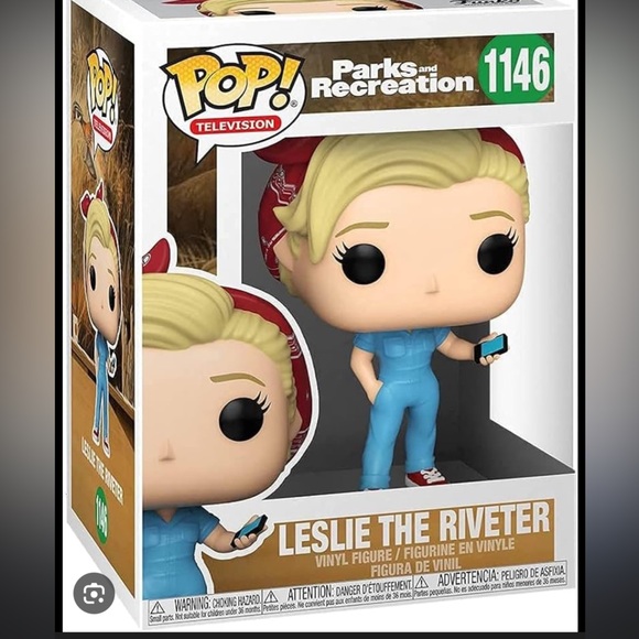 Funko Other - Funko Pop Leslie the Riveter parks & recreation 1146 Netflix nwt viral
